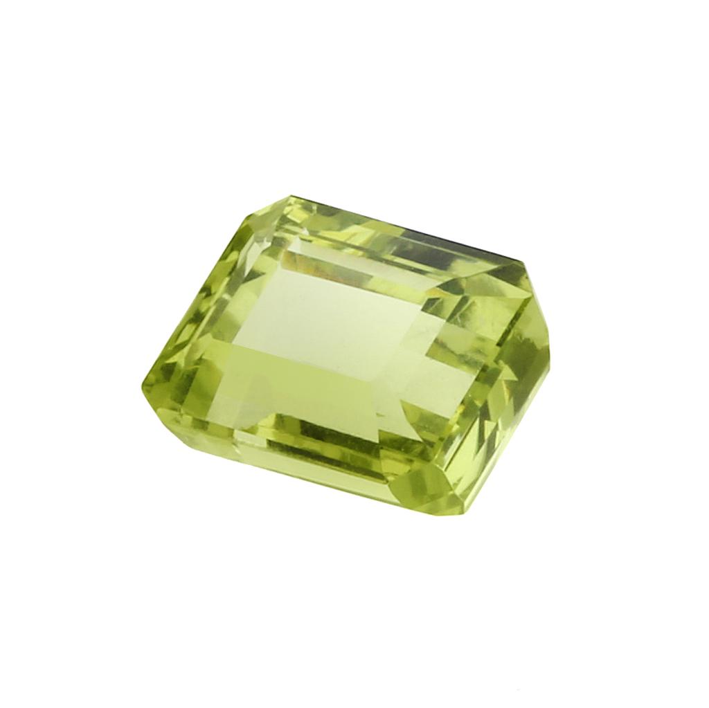 Green Beryl Loose, Emerald, 3.21ctw: Materials: Green Beryl Total Carat Weight (ctw): 3.21ctw Shape/Cut: Emerald Dimensions: 9x7mm Condition: Very Good: Very little wear to metal or gemstones including minute chips and abrasions visible