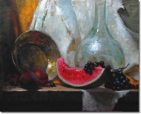 Jeff Legg: Artist: Jeff Legg Title: Fresh Melon Size: 16 x 20 Medium: Oil