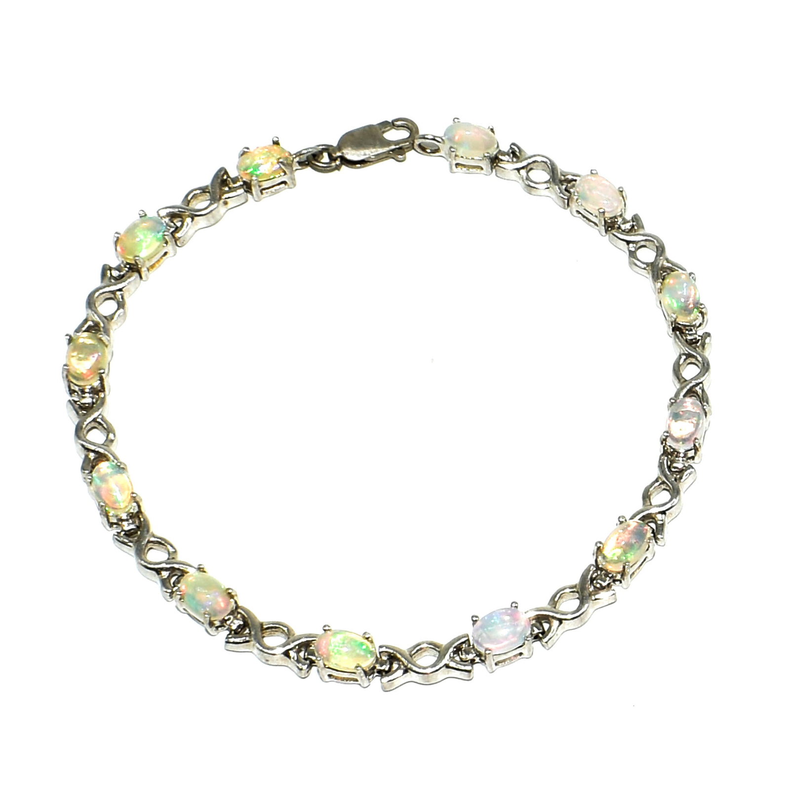 Silver Opal(4.5ct) Bracelet (1 of 3)