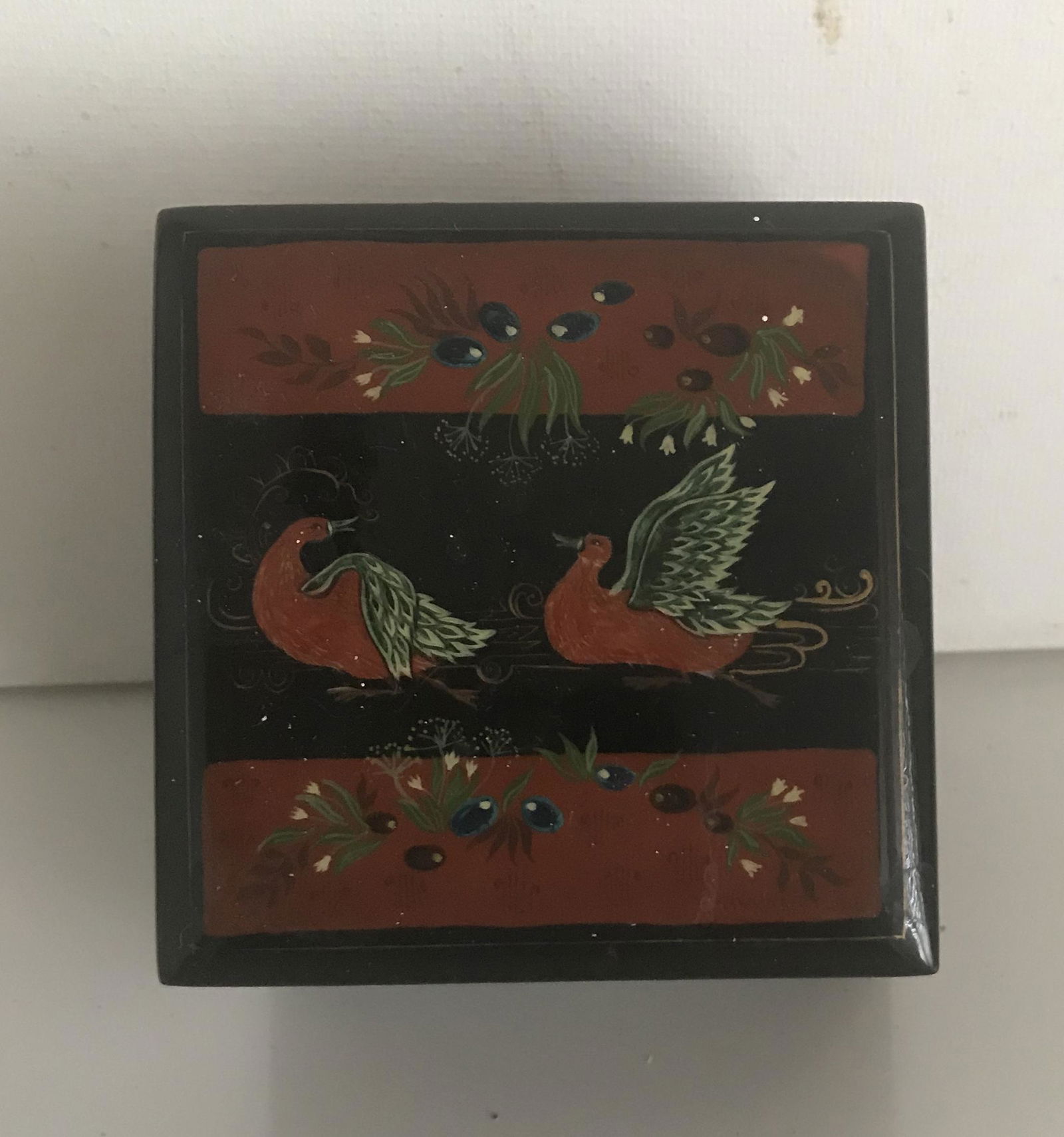 Russian Lacquer  Palekh Painted Box (1 of 3)