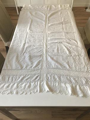 Antique Handspun Crochet Tablecloth (1 of 5)