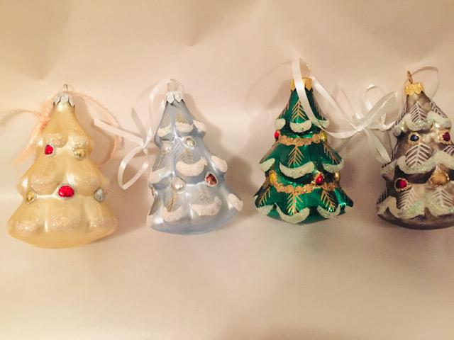 15 pcs 5'' Large Christmas Ornaments Trees Radko Style (1 of 3)