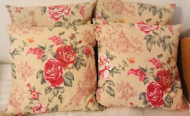 French Country style Chinoiserue Pillow Shams 4 pcs (1 of 4)