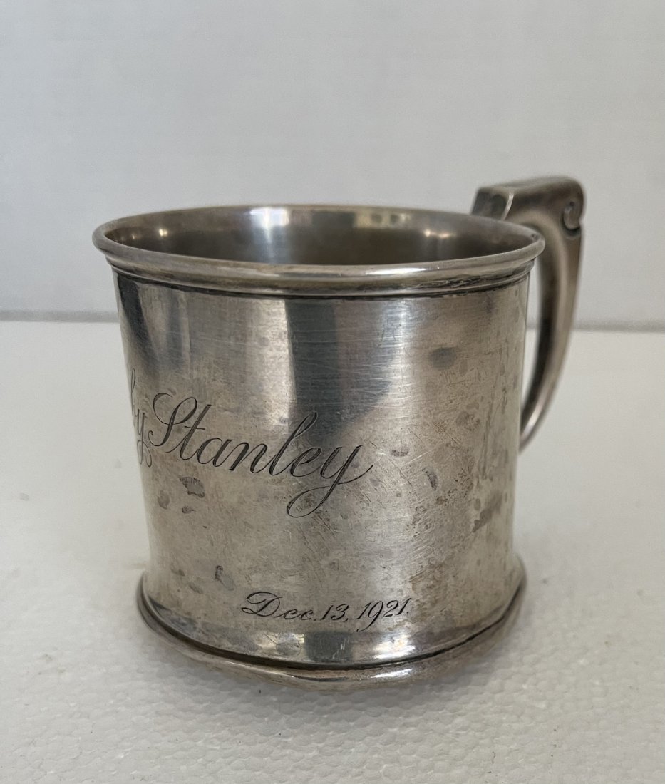 Antique American Silver Baby Cup 1929, 2 5/8 oz (1 of 4)