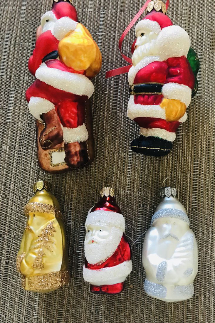 Vintage Santaâ€™s collection Christmas Ornaments (1 of 2)