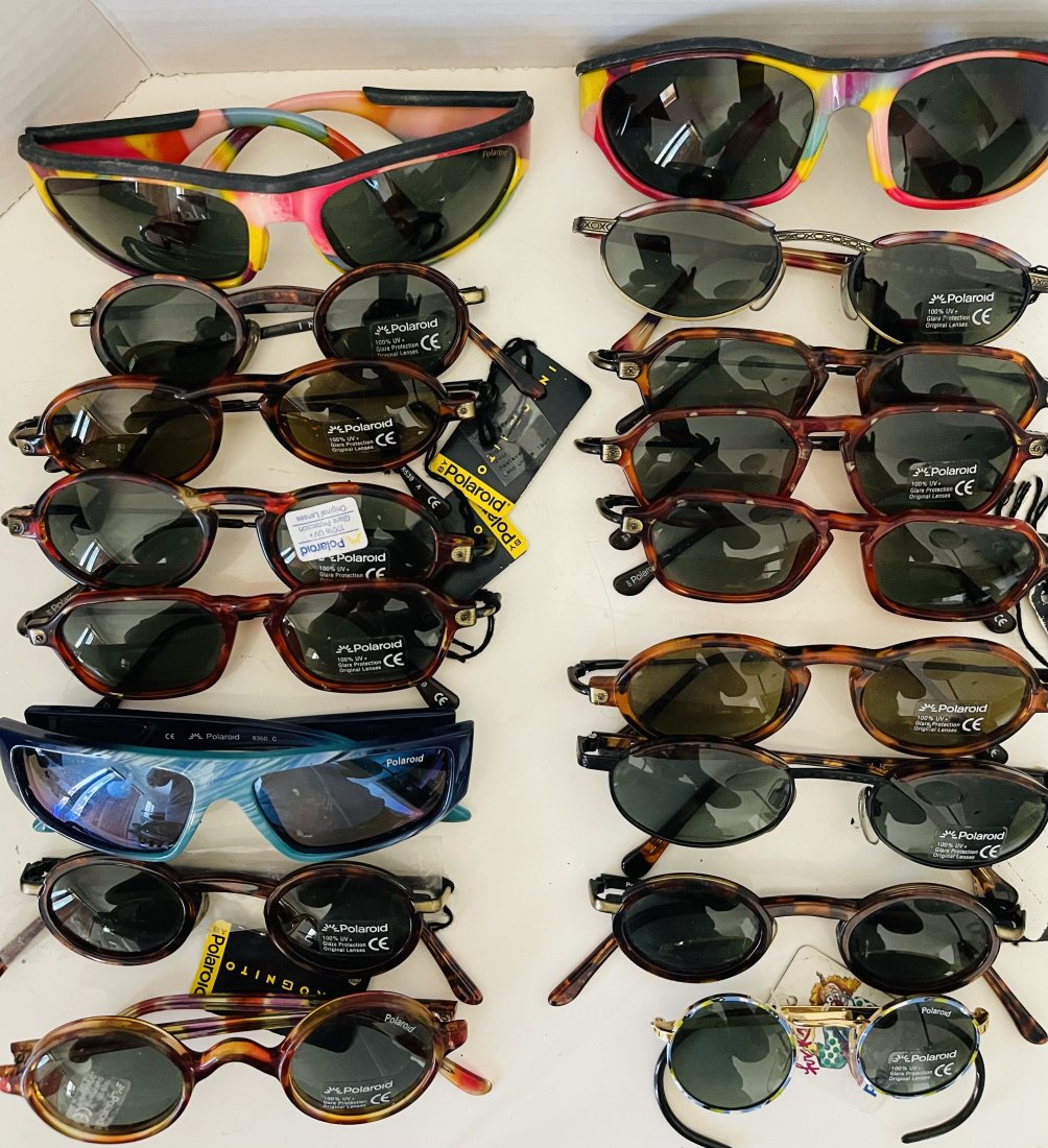 Vintage Polaroid Sunglasses Lot: Large Lot of vintage Polaroid sunglasses.