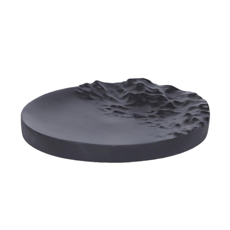 Minimalist mountain range water ripple tray: Length 25cm Width 25cm Height 3.5cm