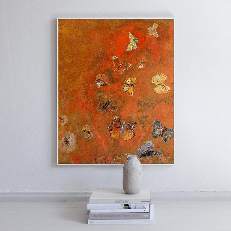 Minimalist abstract decorative oil painting (1 of 5)