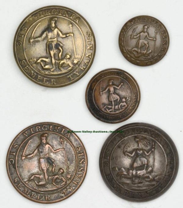 CONFEDERATE / MILITIA VIRGINIA STATE SEAL UNIFORM