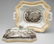1503: STAFFORDSHIRE TWO-COLOR TRANSFERWARE COVERED DISH - 2
