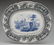 1507: STAFFORDSHIRE TWO-COLOR TRANSFERWARE PLATTER, bla