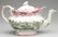 1521: STAFFORDSHIRE TWO-COLOR TRANSFERWARE TEAPOT, red