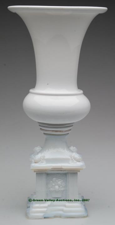 IMPORTANT SIGNED NEW ENGLAND GLASS CO. FREE-BLOWN