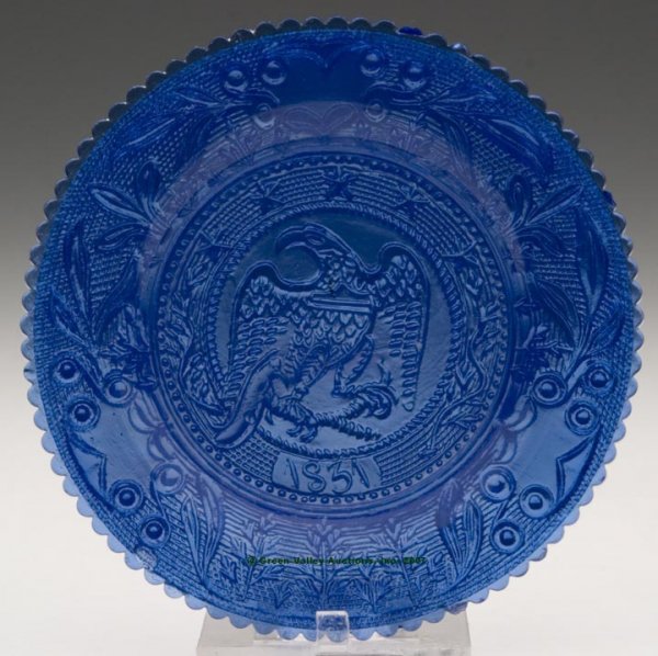 LEE/ROSE NO. 661 CUP PLATE, brilliant medium blue