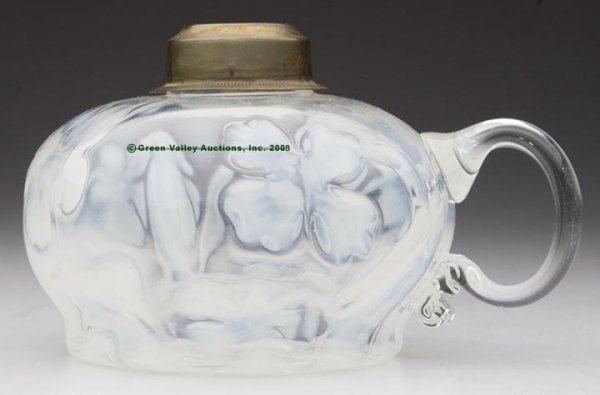PRIMROSE FINGER LAMP, kerosene period, colorless 