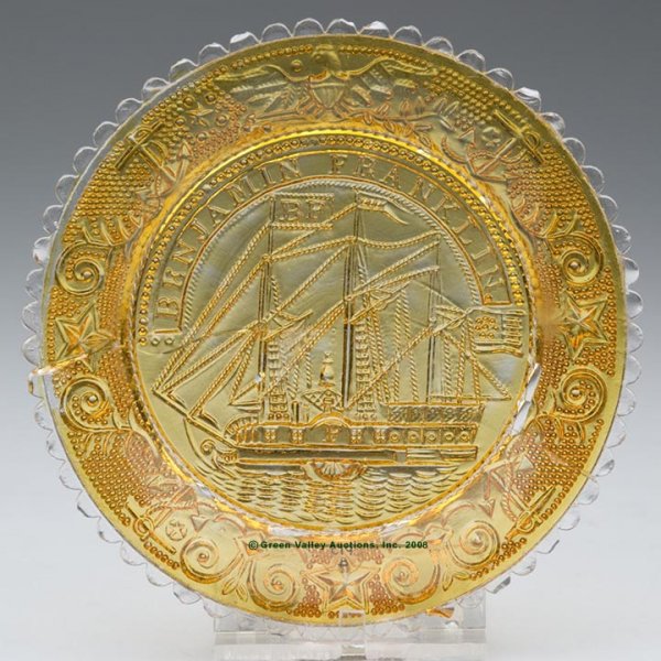LEE/ROSE NO. 619-B CUP PLATE, all-over silver ni