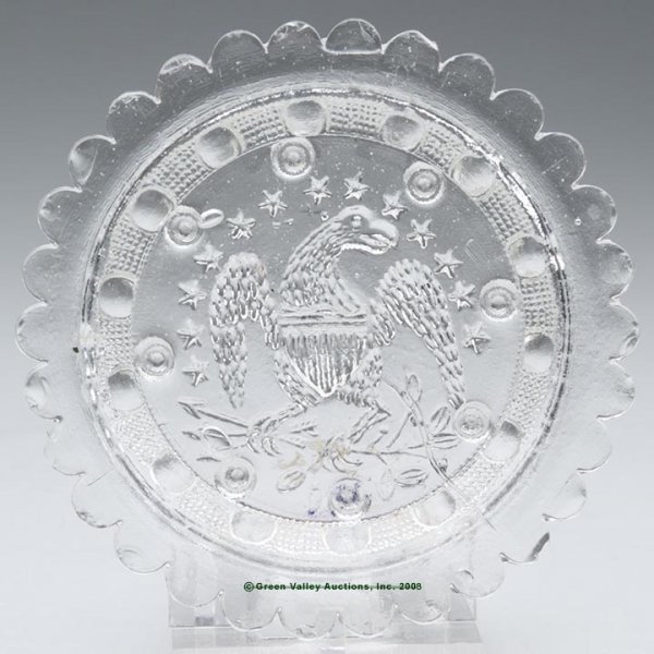 LEE/ROSE NO. 656 CUP PLATE, colorless, 30 even