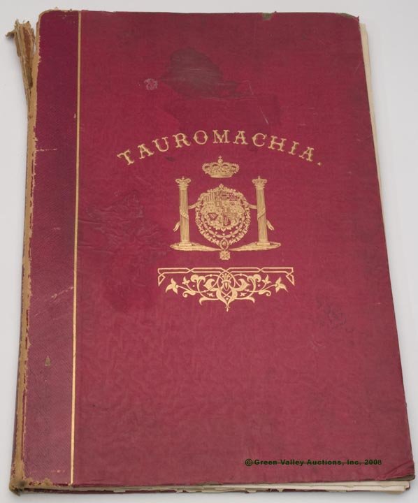 BULL FIGHTING ILLUSTRATED VOLUME, "Tauromachia, - 2