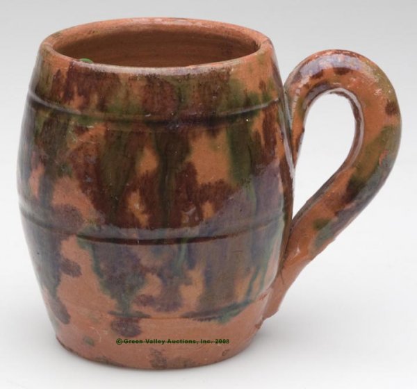 STRASBURG, VA (ATTRIBUTED) POLYCHROME-GLAZED EARTHE