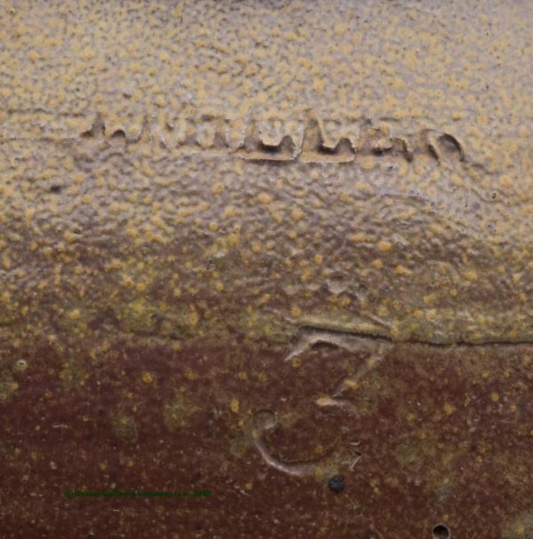 STAMPED "J.MILLER" VA OR DC DECORATED SALT-GLAZED S - 3
