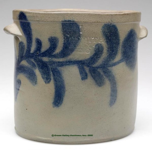 STAMPED "H.C. SMITH / ALEXA / DC" DECORATED SALT-GL