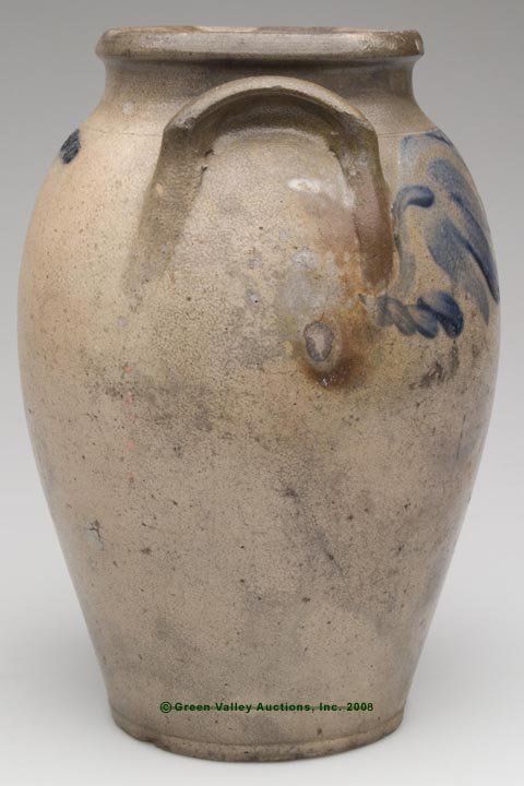 STAMPED "ROCKBRIDGE" VA DECORATED SALT-GLAZED STONE - 3