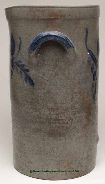 SCHERMERHORN POTTERY, RICHMOND, VA DECORATED SALT-G - 2