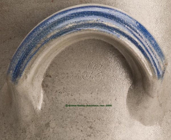 SCHERMERHORN POTTERY, RICHMOND, VA DECORATED SALT-G - 5