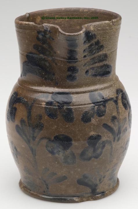 BALTIMORE, MD (ATTRIBUTED) DECORATED SALT-GLAZED ST