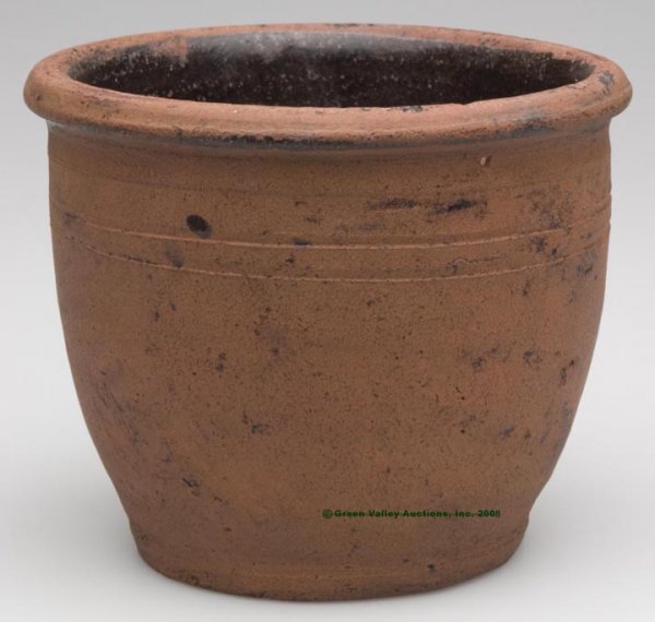 STAMPED "BACKER," WINCHESTER, VA EARTHENWARE DIMINU
