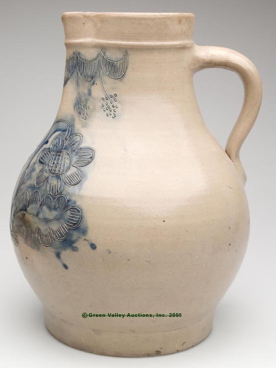 NEW YORK STATE (ATTRIBUTED) DECORATED SALT-GLAZED S - 2