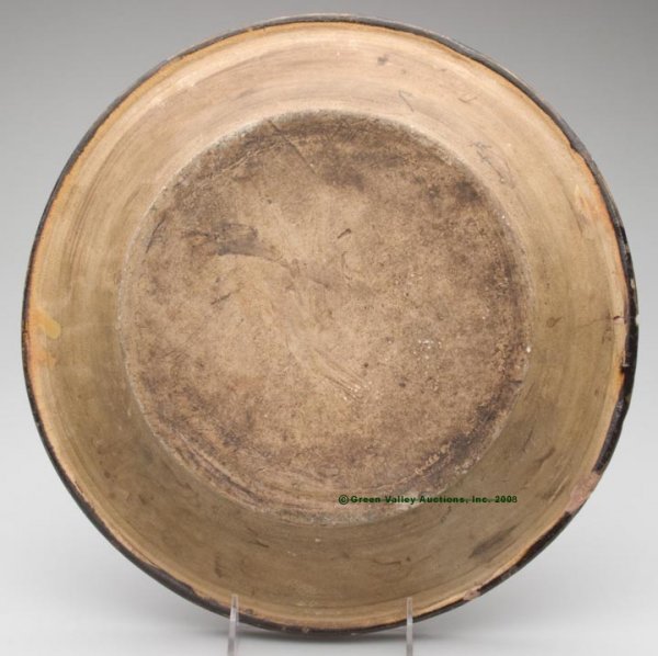 SLIP-DECORATED LEAD-GLAZED EARTHENWARE DISH, buff c - 2