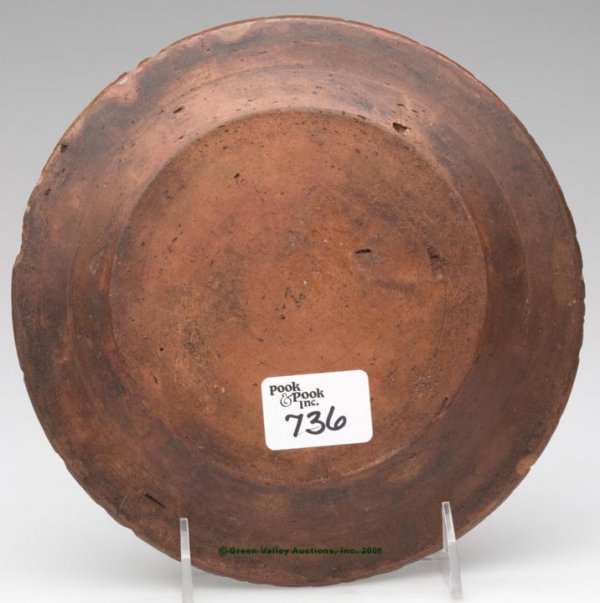 MORAVIAN (ATTRIBUTED) SLIP-DECORATED LEAD-GLAZED EA - 2