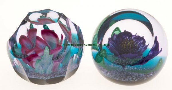 CAITHNESS PAPERWEIGHTS, LOT OF TWO, consisting of 