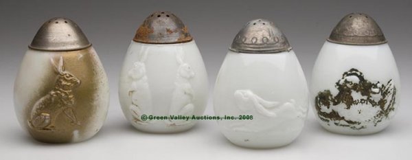 EASTER THEME SALT AND PEPPER SHAKERS, LOT OF FOUR,
