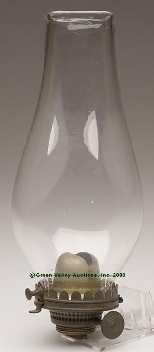 CUT OVERLAY FOLIATE STAND LAMP, cobalt blue cut to - 3