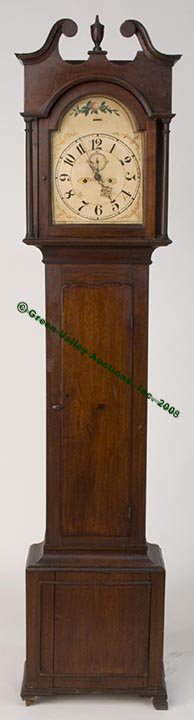 Download W F Evans Mahogany Grandfather Clock Sep 10 2016 Fontaine S Auction Gallery In Ma