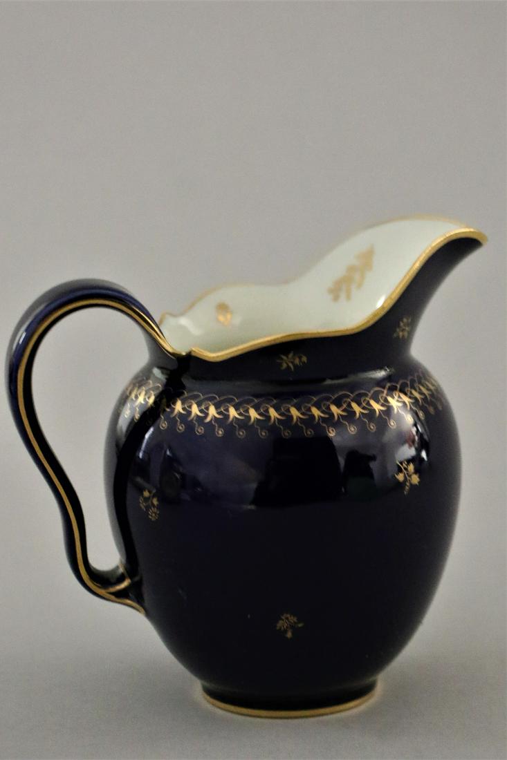 Sevres,"Cobalt Blue", Creamer Pitcher (1 of 6)