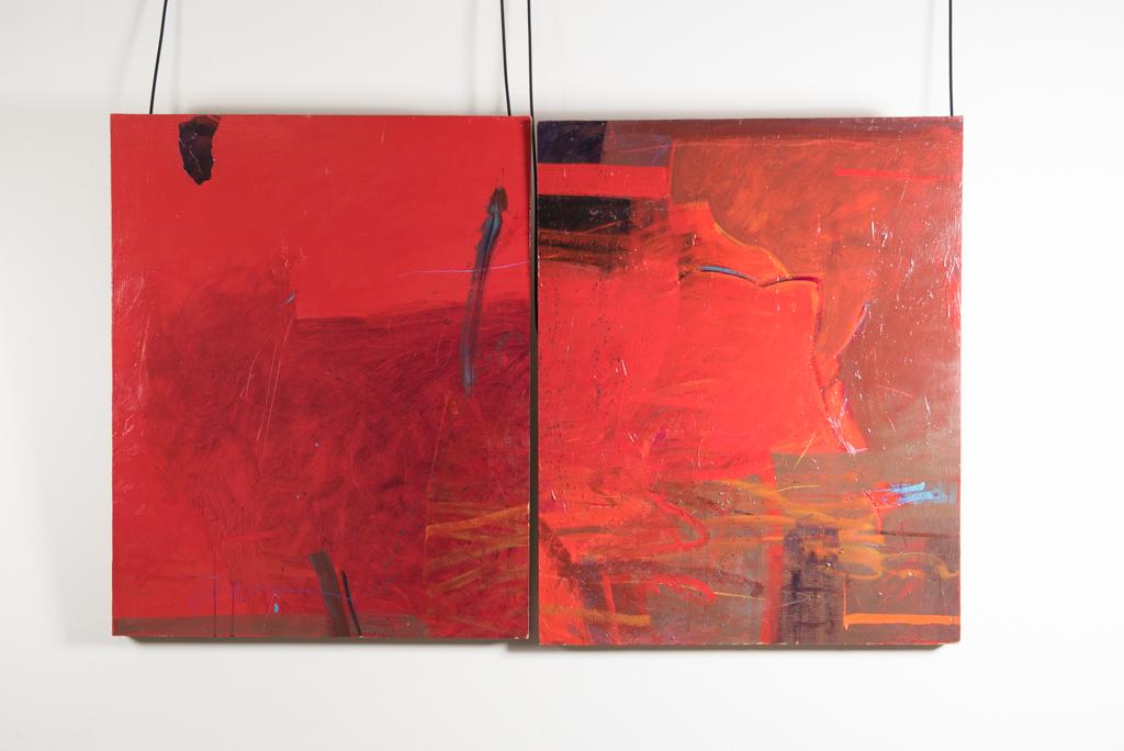 Mark Travis, Oil on Masonite (1 of 4)