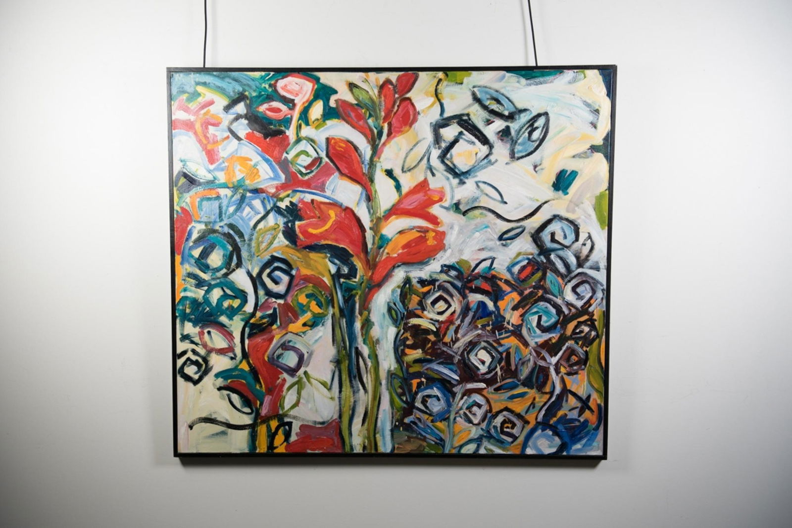 Amy Metier, "War of the Roses", Acrylic on Canvas (1 of 3)