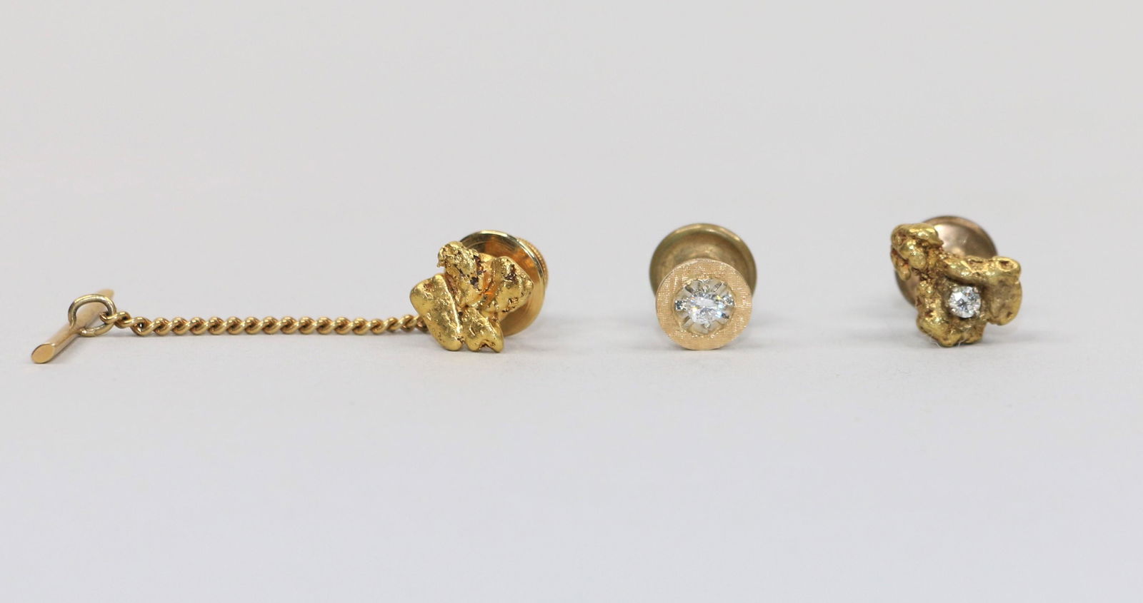 Collection of Gold Tie Tacks (1 of 8)