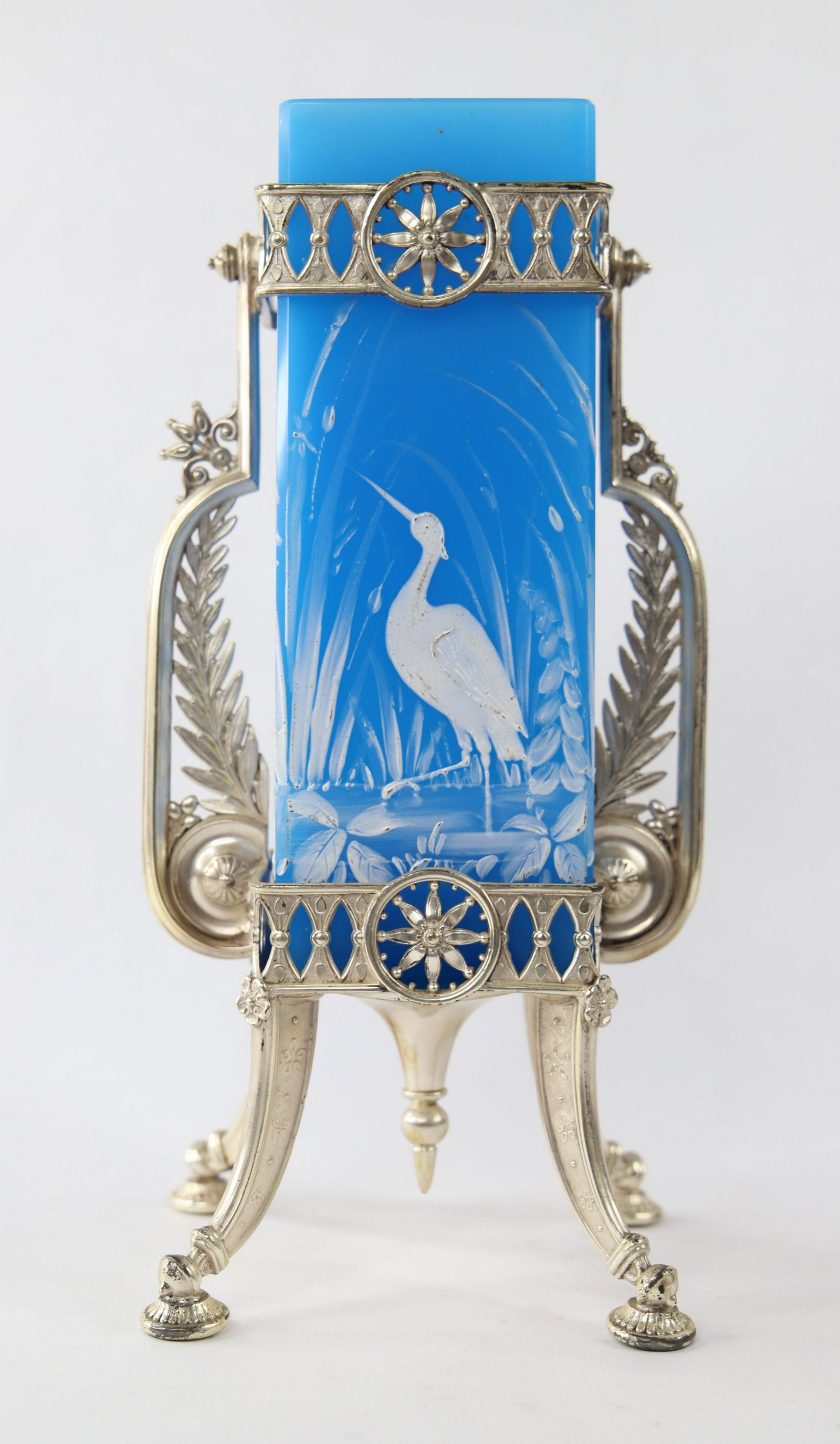 Reed & Barton,  Glass Vase with Stand (1 of 5)