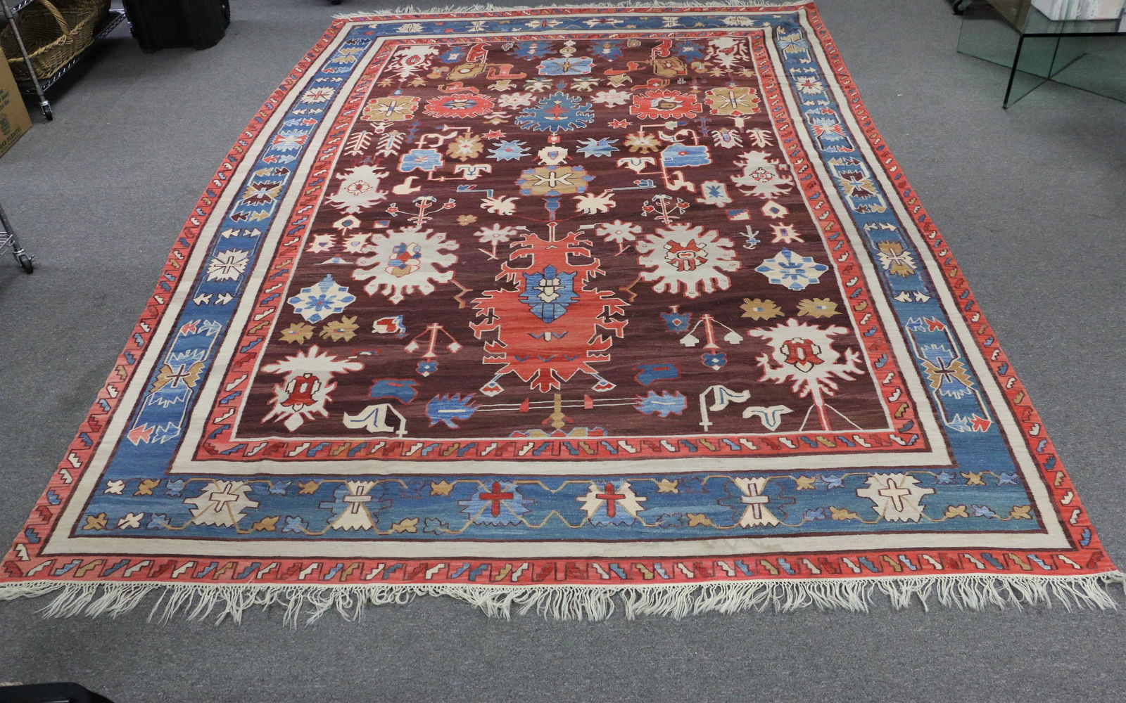 Large Wool Kilim Rug (1 of 5)