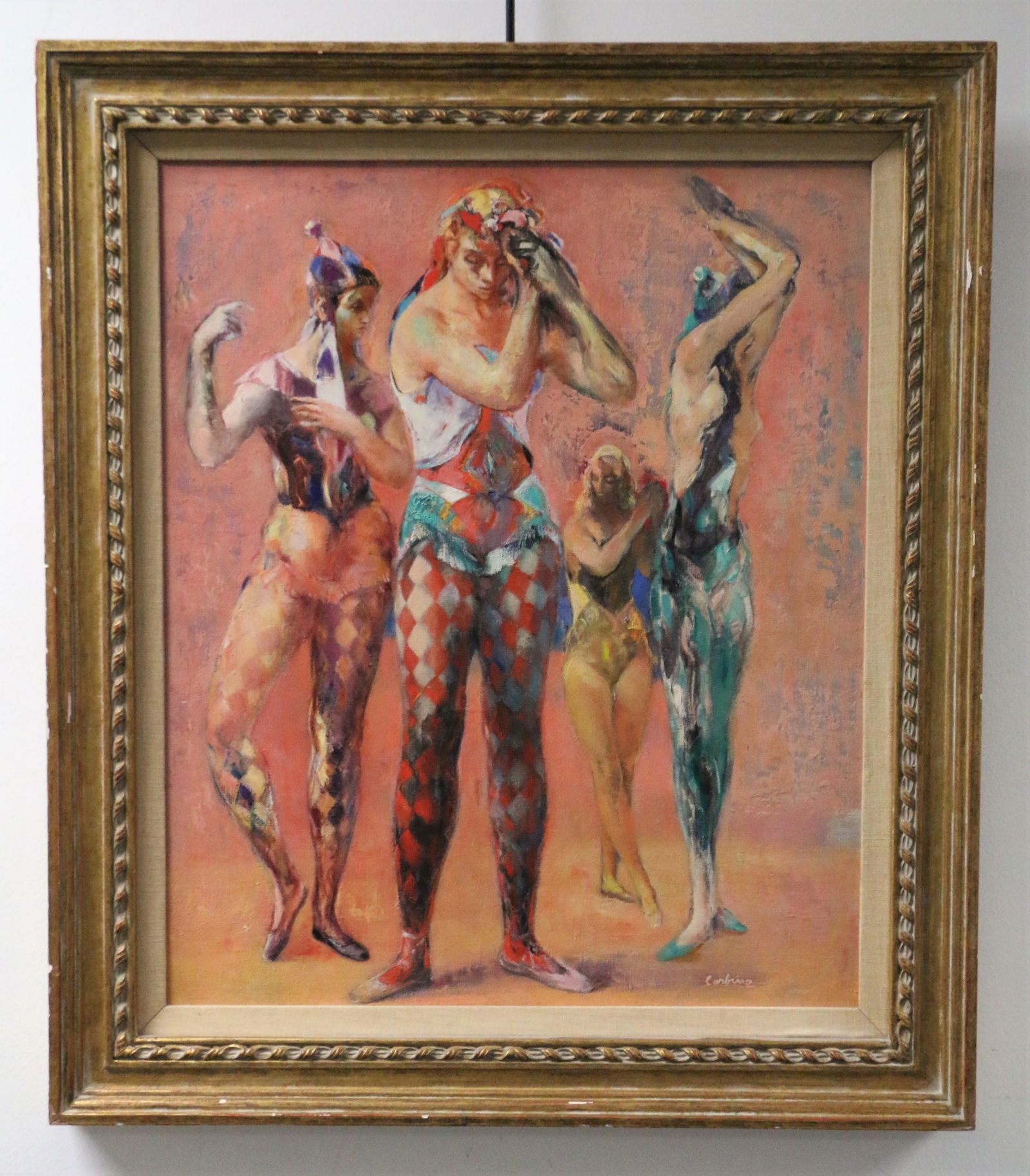 Jon Corbino, Oil on Canvas Titled Dancer (1 of 6)