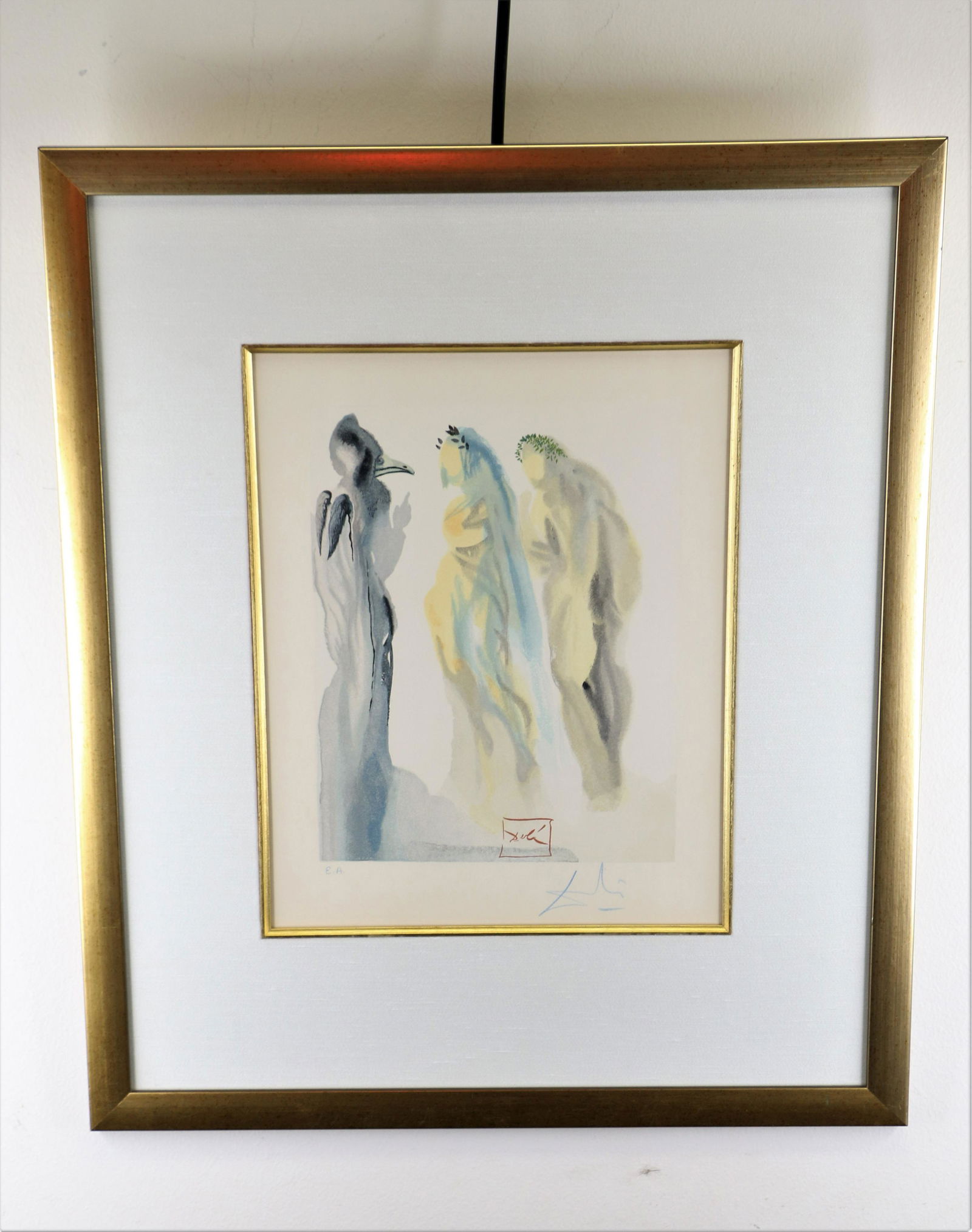 Signed Salvador Dali Print "The Divine" (1 of 6)