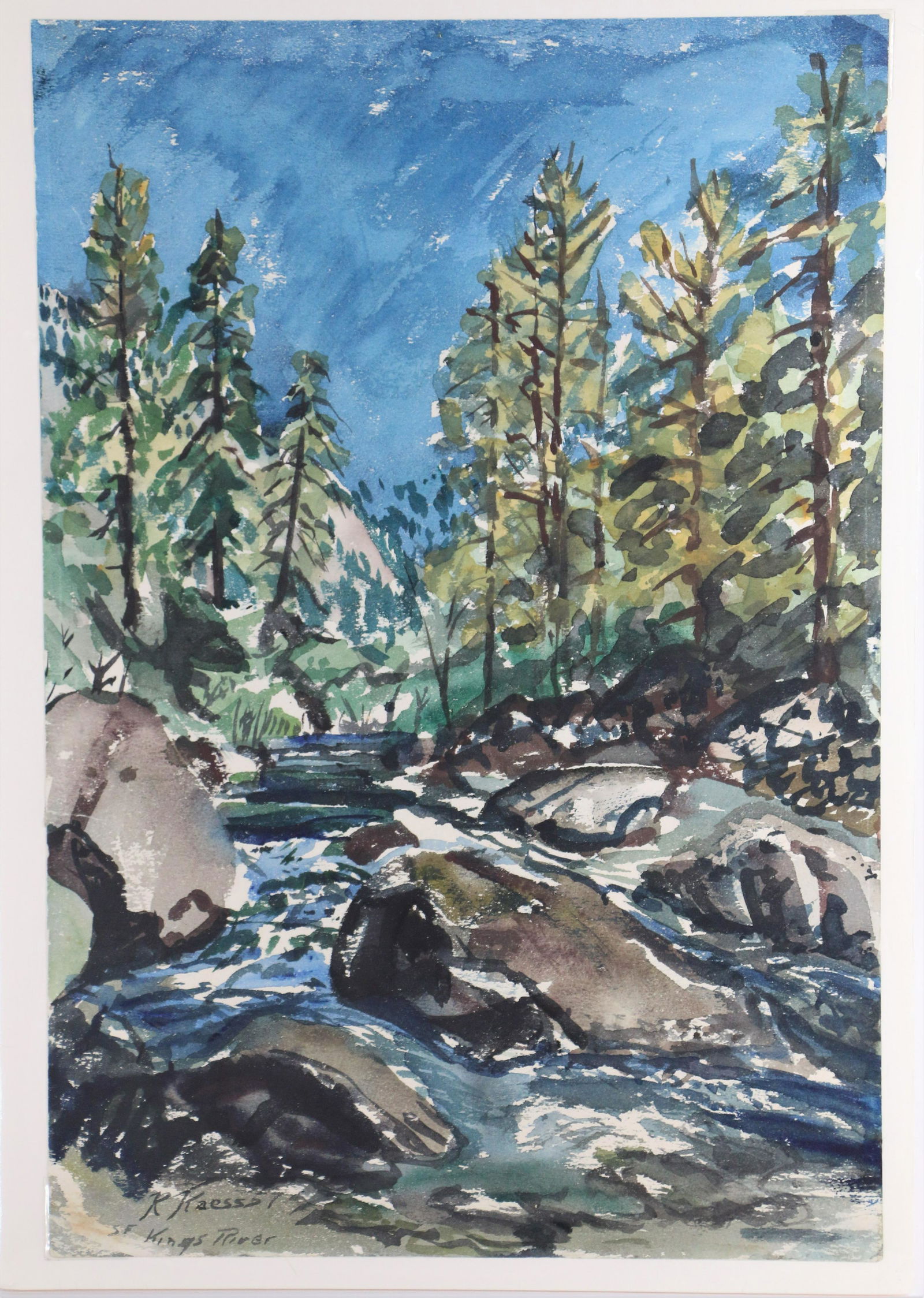 Robert Caess, Watercolor Painting (1 of 5)