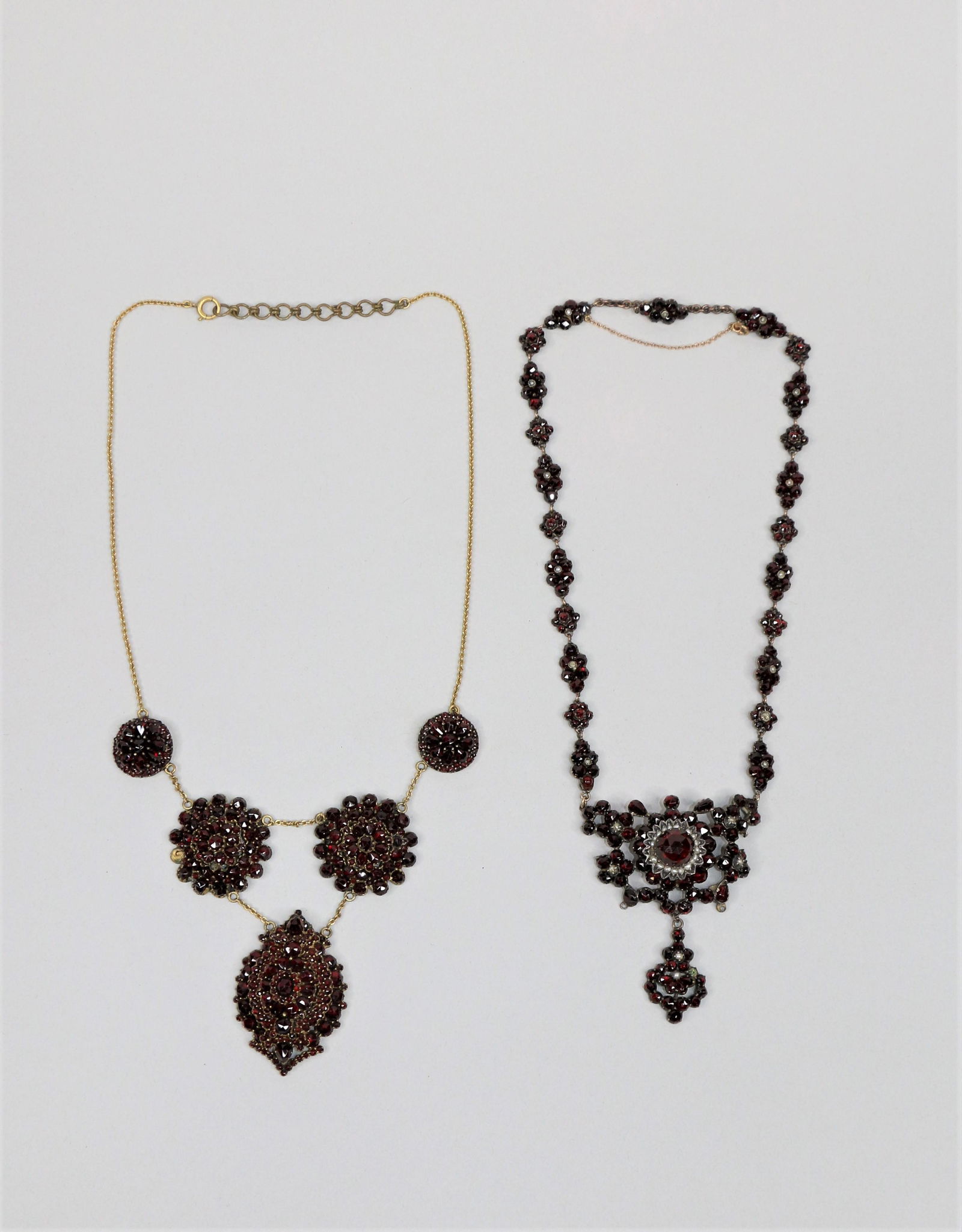 Pair of Red Stone Necklaces (1 of 7)