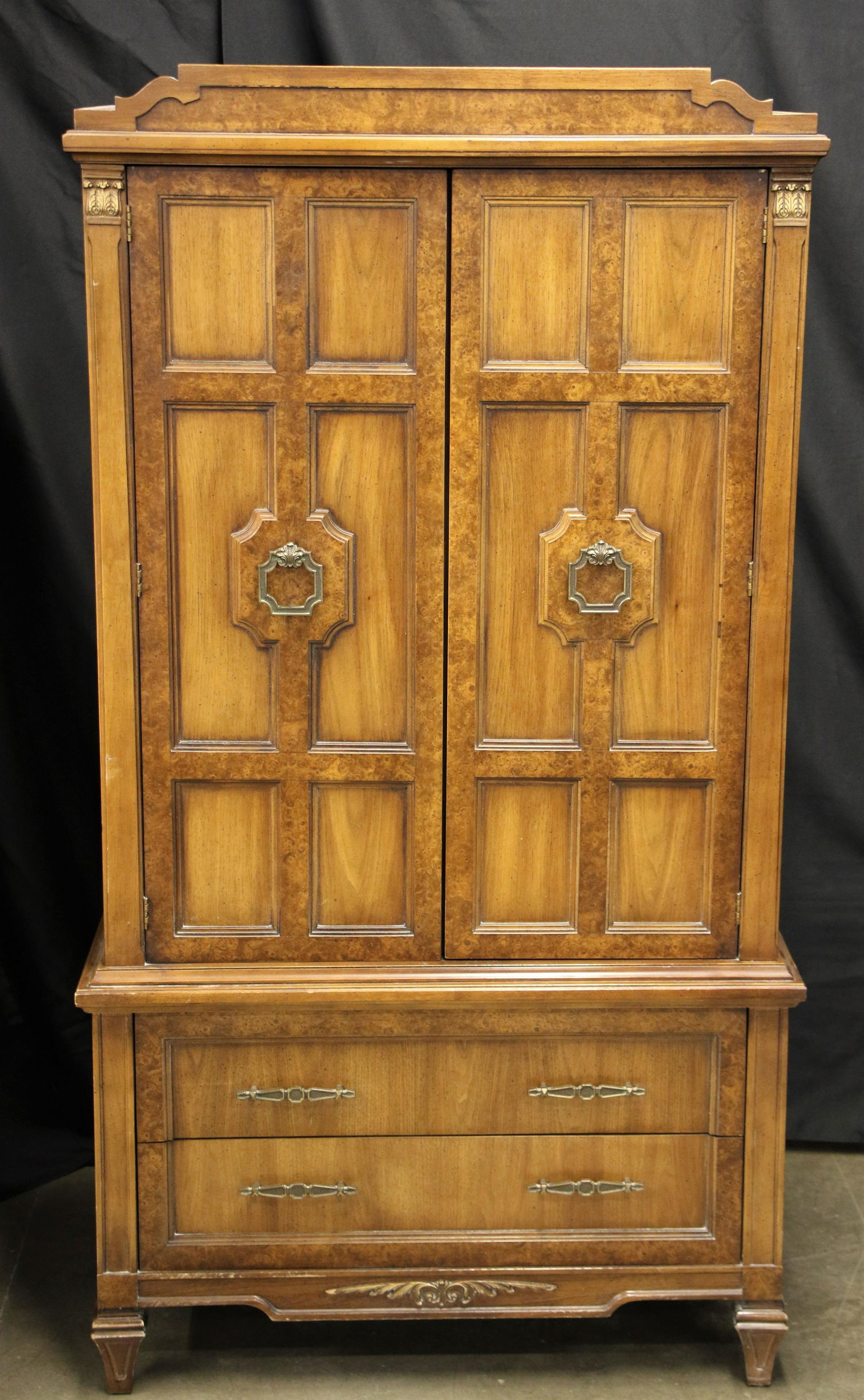 Burl Wood Armoire (1 of 4)