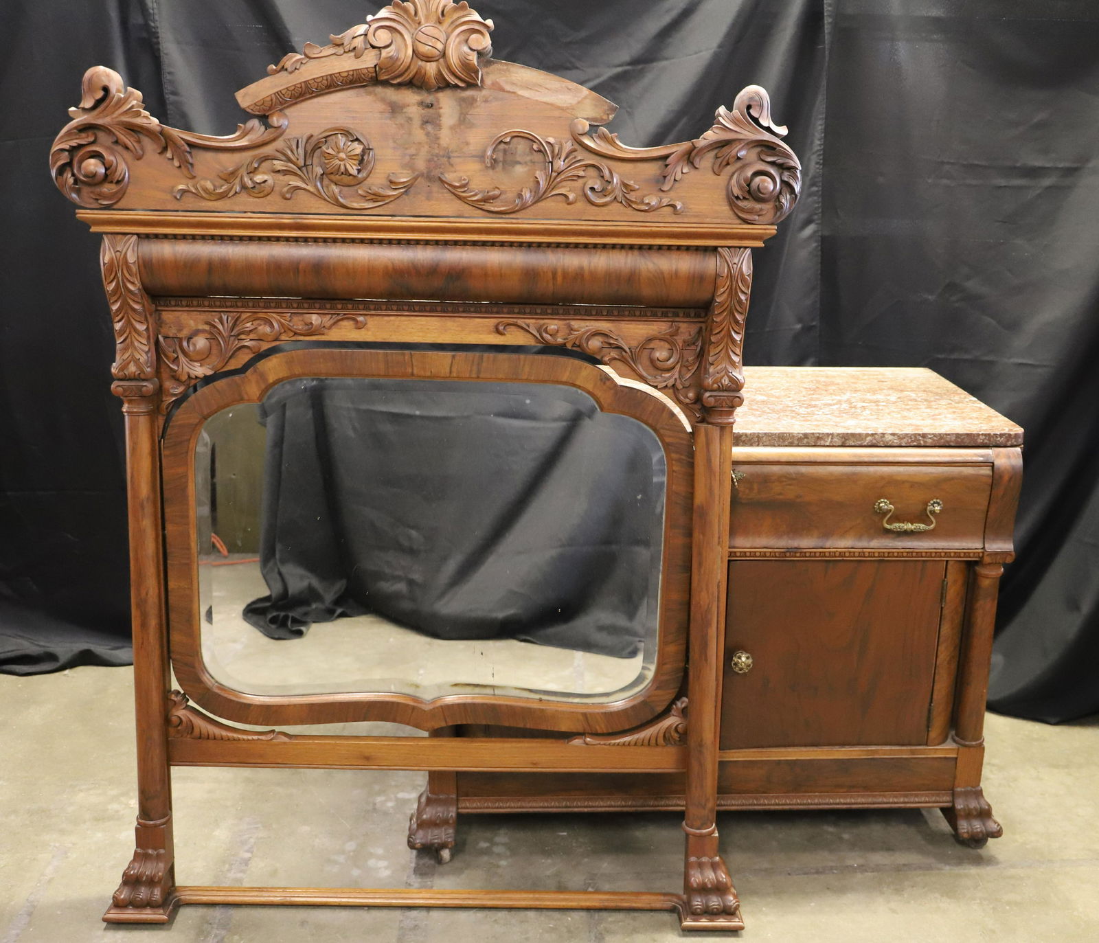 Marble Topped Dresser (1 of 11)