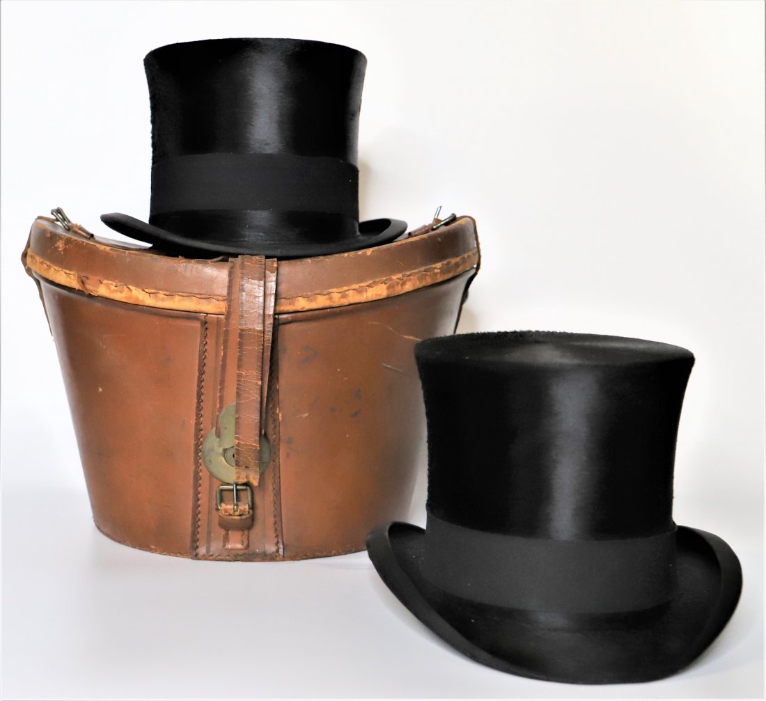 Pair of Fur Top Hats (1 of 11)